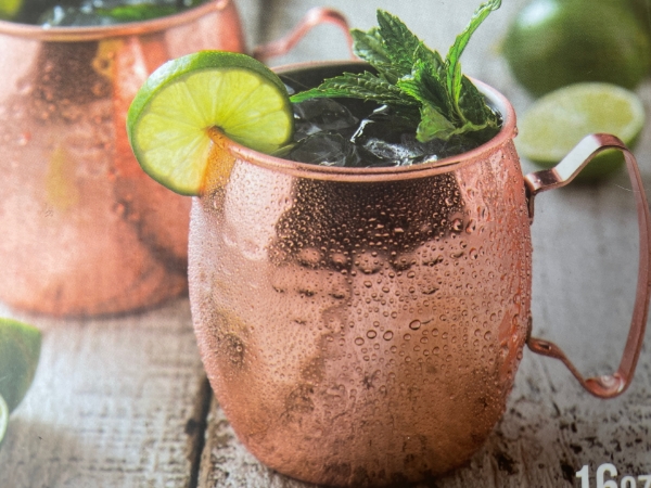 Imagen de Hammered Moscow Mule Mug set (10 mugs)